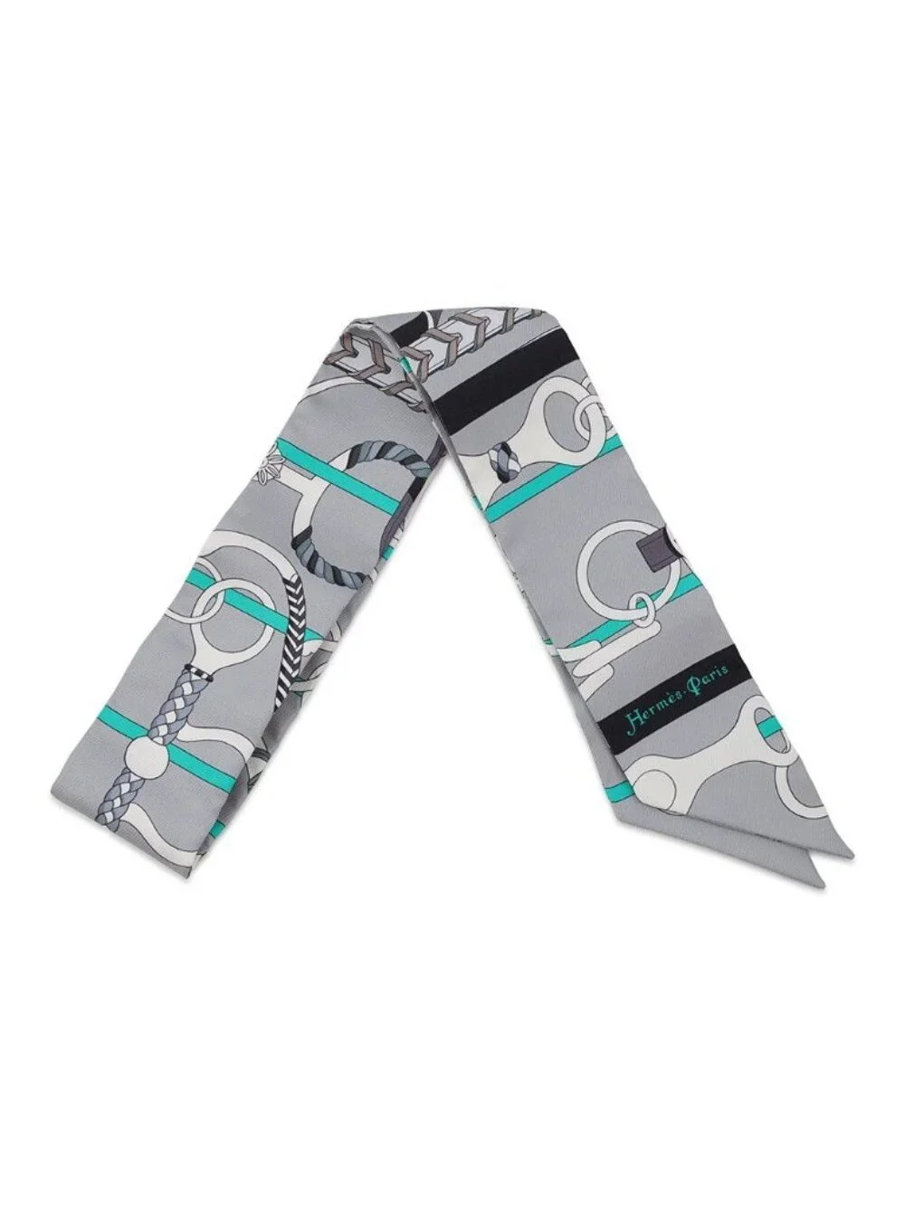 Hermes Scarf Twilly Horse Riding Armor Panoplie Equestre Silk Winter